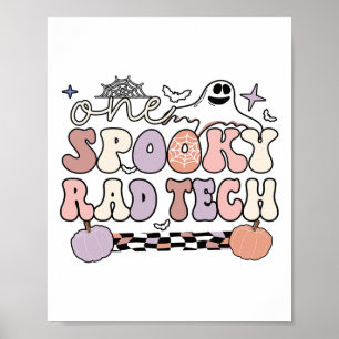 Spooky Radiology Tech Halloween Rad Technologist R Poster