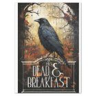 Spooky Raven Vintage Decoupage