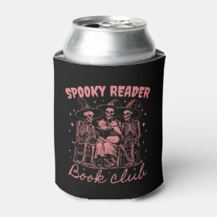 Spooky Reader Book Club D Red Can Cooler