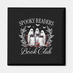 Spooky Readers Book Club Funny Ghost Teacher Happy Magnet
