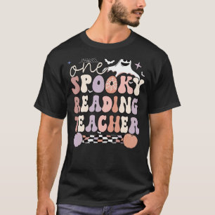 Spooky Reading Teacher Halloween Reading Specialis T-Shirt