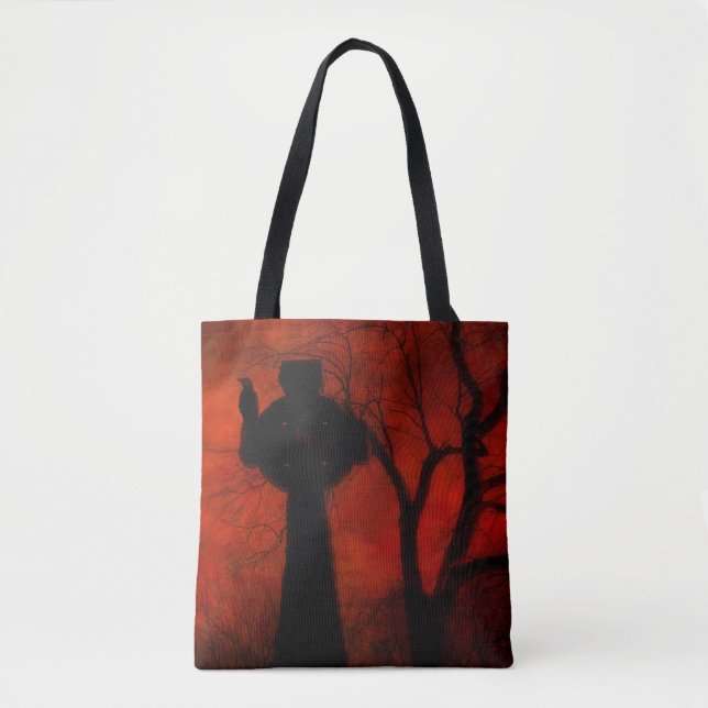 Spooky Red Tote Bag (Front)