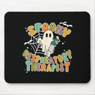Spooky Respiratory Therapy Rt Ghost Halloween Crt Mouse Pad