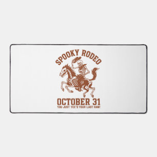 Spooky Rodeo Halloween October 31 Desk Mat