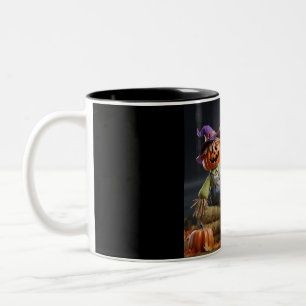 Spooky Scarecrow Halloween Mug