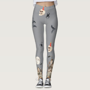 Spooky, Scarey Halloween Leggings