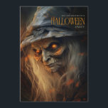 Spooky Scary Creepy Witch Adult Halloween Party Invitation<br><div class="desc">Invite guests to a wickedly fun Halloween with our sinister witch-themed invitation! Featuring a chilling design of an evil witch against a haunting backdrop, this invitation sets the perfect tone for your spooky celebration. Customise the details to personalise your event and ensure an unforgettable gathering. Ideal for Halloween parties, haunted...</div>