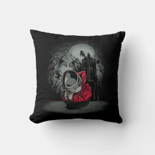 Spooky Scary Horror Scene Cushion