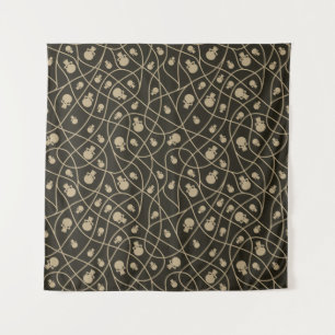Spooky Seamless Pattern A (Style: 2) Tapestry