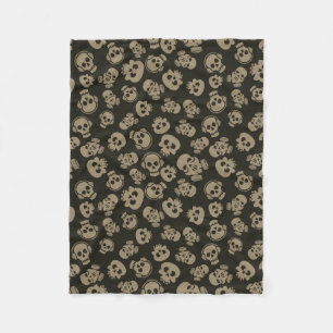 Spooky Seamless Pattern E (Style: 3) Fleece Blanket