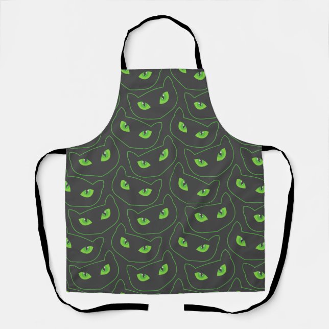 Spooky Seamless Pattern F (Style: 2) Apron (Front)