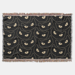 Spooky Seamless Pattern F (Style: 3) Throw Blanket
