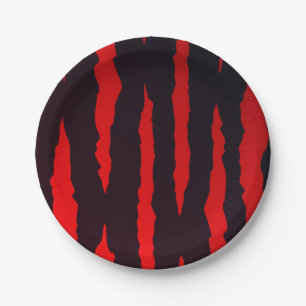 Spooky Seamless Pattern G (Style: 1) Paper Plate
