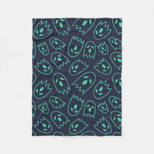 Spooky Seamless Pattern H (Style: 1) Fleece Blanket