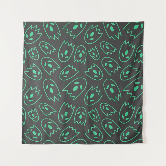 Spooky Seamless Pattern H (Style: 2) Tapestry (Front)