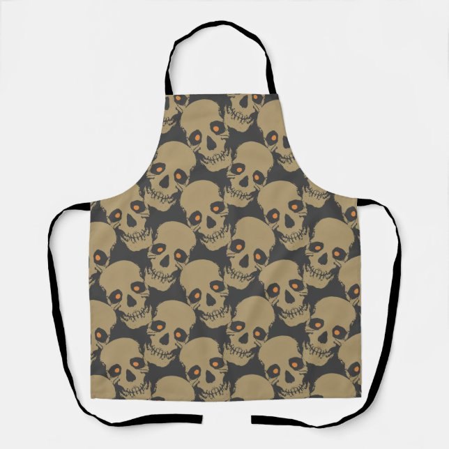 Spooky Seamless Pattern J (Style: 2) Apron (Front)