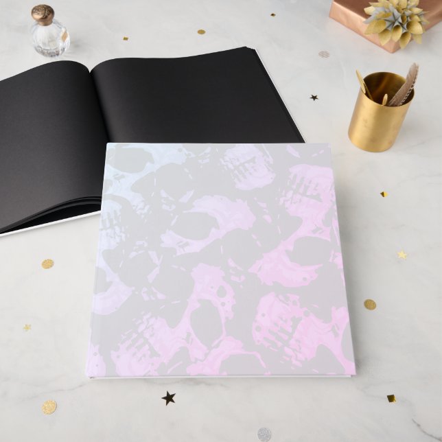 Spooky Seamless Pattern M (Style: 2) Guest Book (Front Open)