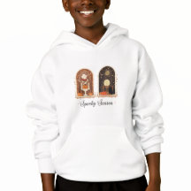 Spooky Season Arched Windows Hoodie |Halloween
