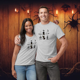 Spooky season Black Cat Halloween T-Shirt