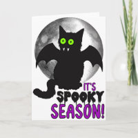 Spooky Season Cat Card