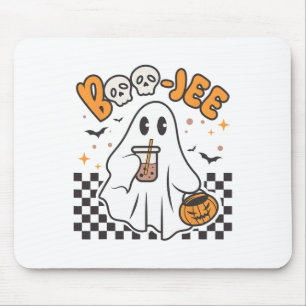 Spooky Season Cute Boujee Ghost Halloween Costume Mouse Pad