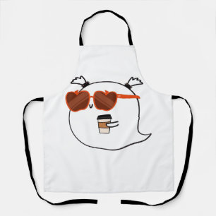 Spooky Season Cute Ghost Classic T-Shirt Apron
