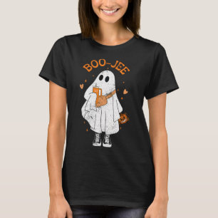 Spooky Season Cute Ghost Halloween Boujee Boo Jee T-Shirt