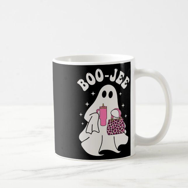 Spooky Season Cute Ghost Halloween Costume Boo-jee Coffee Mug (Right)