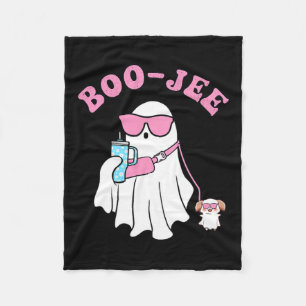 Spooky Season Cute Ghost Halloween Costume Boujee Fleece Blanket