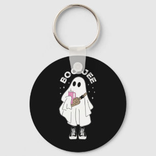 Spooky Season Cute Ghost Halloween Costume Boujee Key Ring