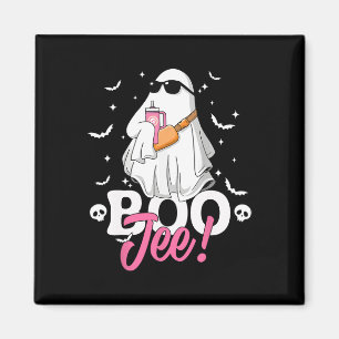 Spooky Season Cute Ghost Halloween Costume Boujee Magnet