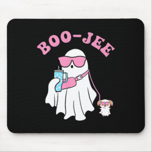 Spooky Season Cute Ghost Halloween Costume Boujee Mouse Pad