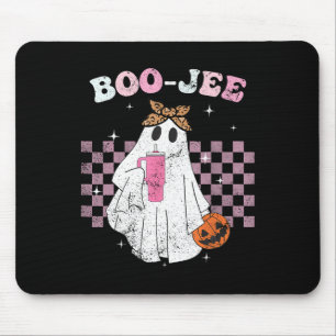 Spooky Season Cute Ghost Halloween Costume Boujee Mouse Pad
