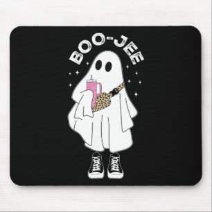 Spooky Season Cute Ghost Halloween Costume Boujee Mouse Pad