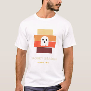 Spooky Season Cute Ghost Halloween T-Shirt