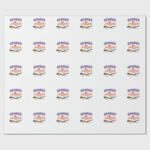 Spooky Season Cute Ghost Halloween Wrapping Paper