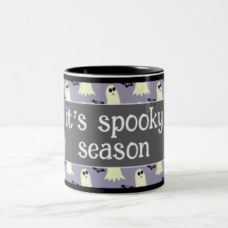 Spooky Season Fall Halloween Two-Tone Coffee Mug