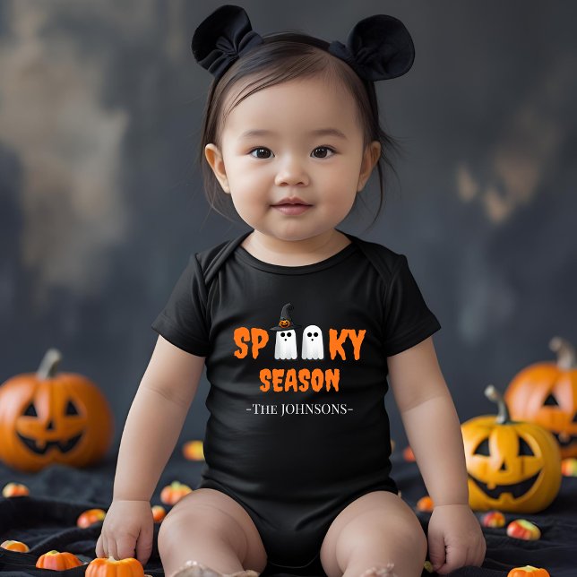 Spooky Season – First Halloween Outfit  Baby Bodysuit (Creator Uploaded)