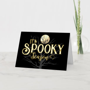Spooky Season foil Card