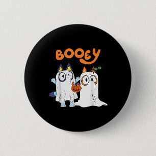 Spooky Season Funny Ghost Booey Halloween For Men 6 Cm Round Badge