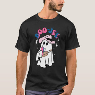 Spooky Season Funny Ghost Halloween Costume Boujee T-Shirt
