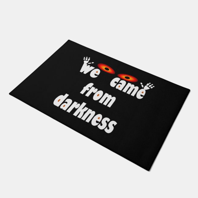 Spooky season funny Halloween Doormat (Angled)