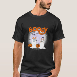 Spooky Season Ghost Booey Dog Halloween For Men Wo T-Shirt