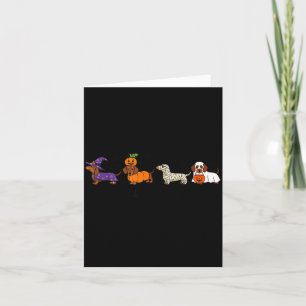 Spooky Season Ghost Dog Funny Halloween Dog Lovers Card