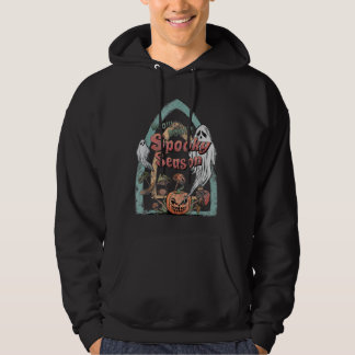Spooky Season Ghost Pumpkin Halloween Day  Hoodie