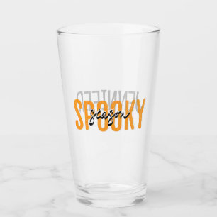 Spooky season glass