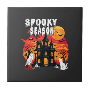 Spooky Season Halloween (2) Ceramic Tile