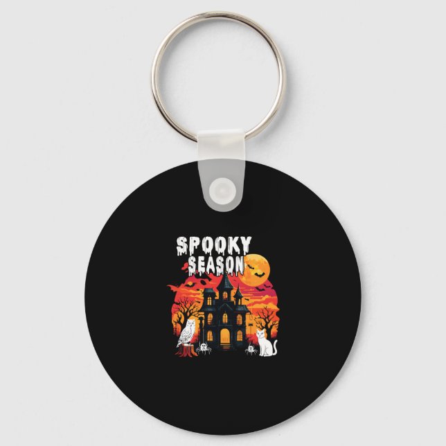 Spooky Season Halloween (2) Key Ring (Front)
