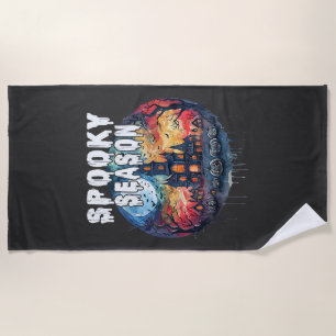 Spooky Season Halloween Beach Towel
