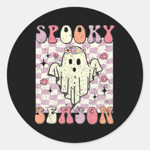 Spooky Season Halloween Costume Classic Round Sticker